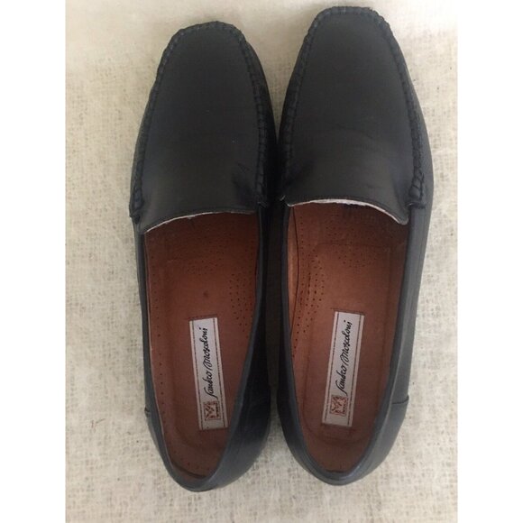 Sandro Loafer Moscoloui Capri Shoes Dress  black Leather Men’s US Size 13 - Picture 3 of 12